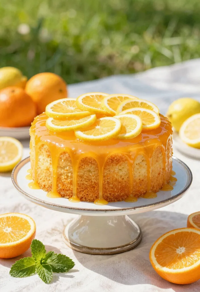 17 Fresh Orange Cake Recipes With Bright Citrus Flavor - 9. Orange Lemonade Cake 1