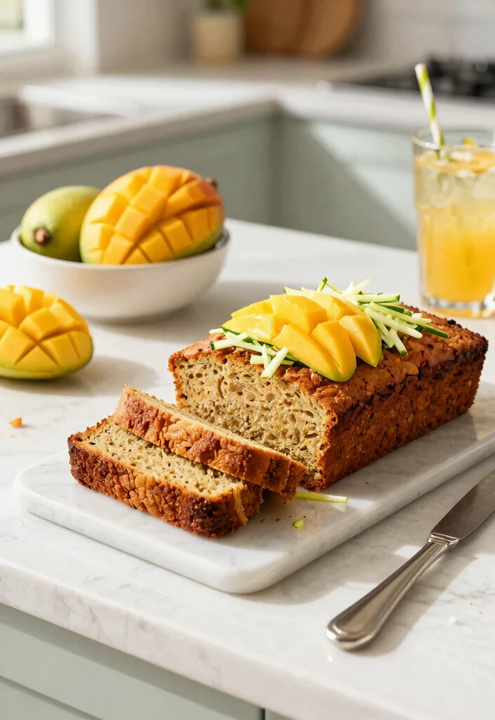 17 Gluten-Free Zucchini Bread Baking Recipes to Savor - 17. Tropical Mango Zucchini Bread 1