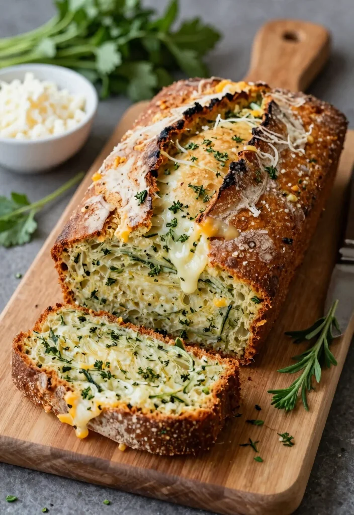 17 Gluten-Free Zucchini Bread Baking Recipes to Savor - 3. Savory Herb and Cheese Zucchini Bread 1