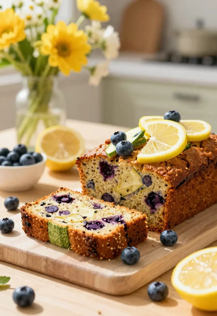 17 Gluten-Free Zucchini Bread Baking Recipes to Savor - 5. Lemon Blueberry Gluten-Free Zucchini Bread 1