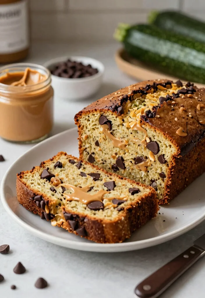 17 Gluten-Free Zucchini Bread Baking Recipes to Savor - 8. Peanut Butter Chocolate Chip Zucchini Bread 1