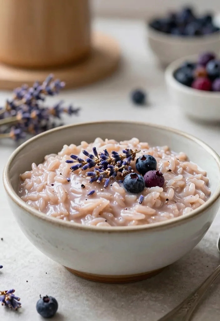 17 Lavender Baking Recipes with Floral Aroma - 14. Lavender Rice Pudding 1