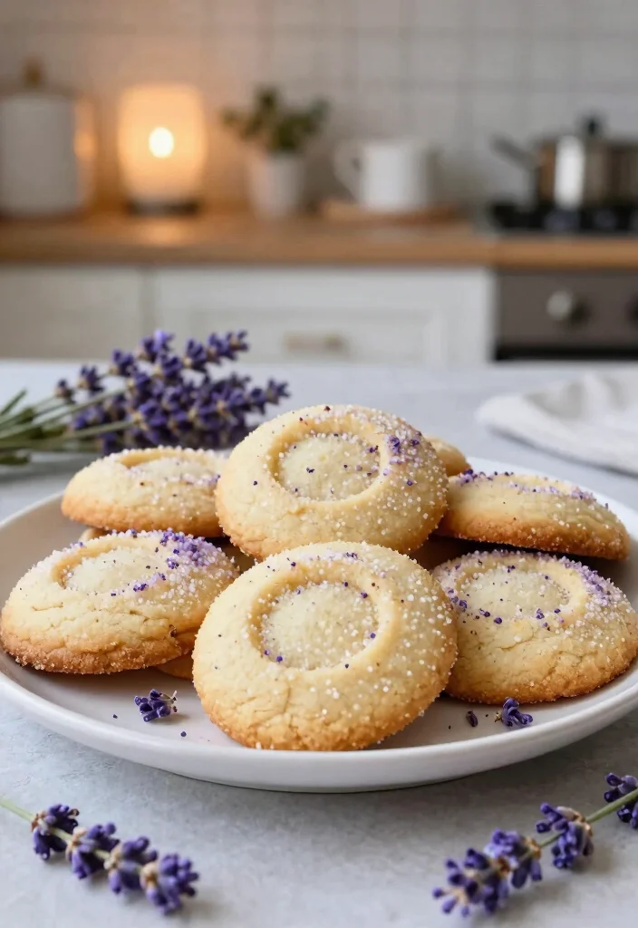17 Lavender Baking Recipes with Floral Aroma - 15. Lavender Sugar Cookies 1
