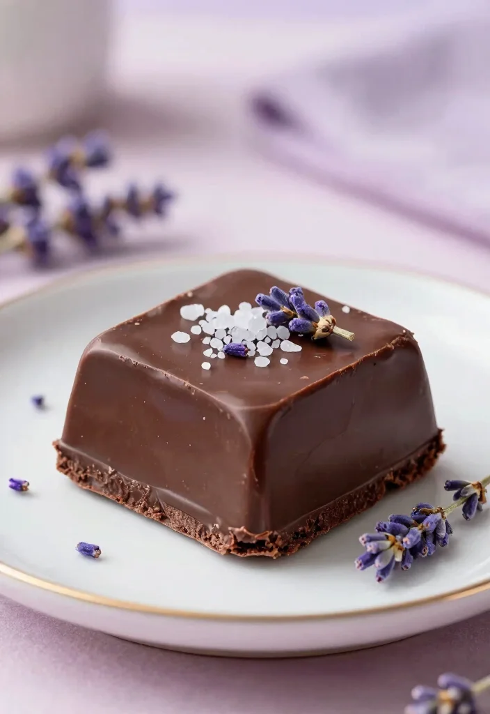 17 Lavender Baking Recipes with Floral Aroma - 16. Lavender Chocolate Fudge 1
