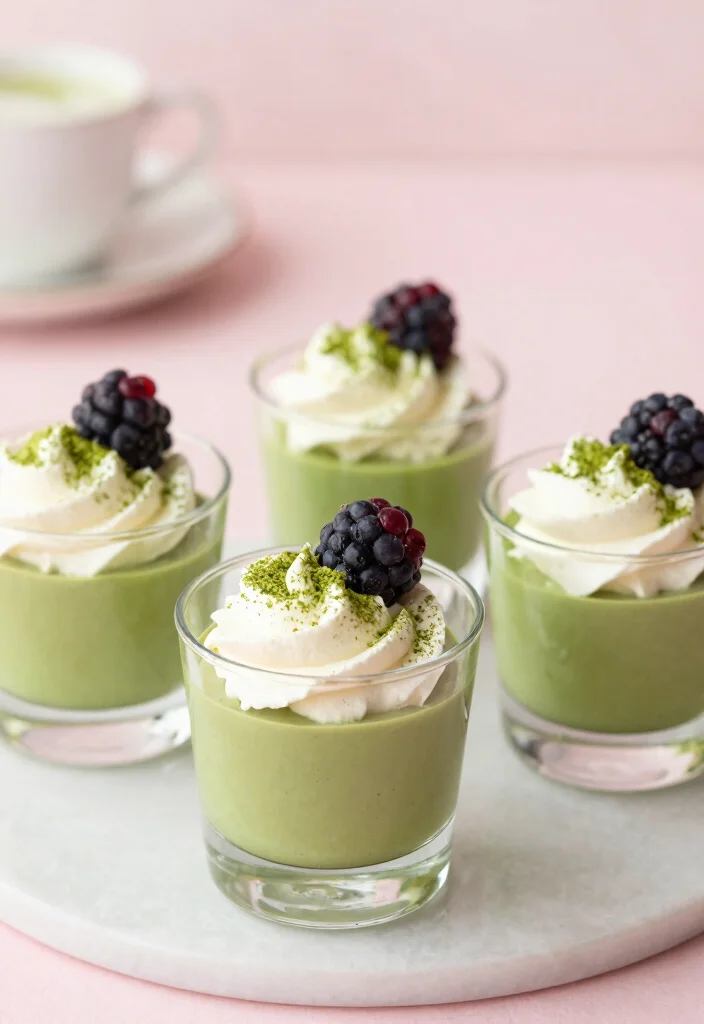 17 Matcha Tea Baking Recipes with Unique Flavor - 17. Matcha Mousse 1