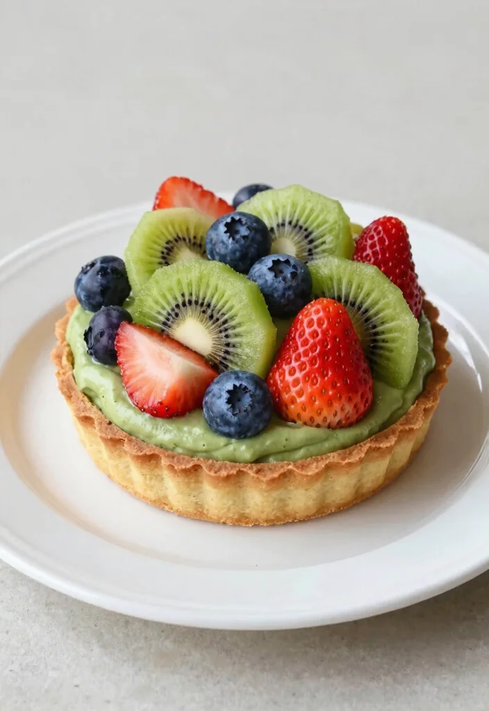 17 Matcha Tea Baking Recipes with Unique Flavor - 9. Matcha Fruit Tart 1