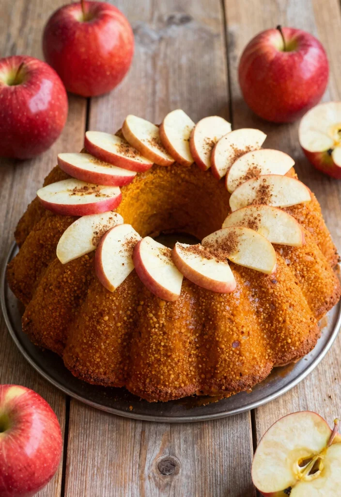 17 Moist Pumpkin Bundt Cake Recipes for Autumn Baking - 10. Spiced Apple Pumpkin Bundt Cake 1