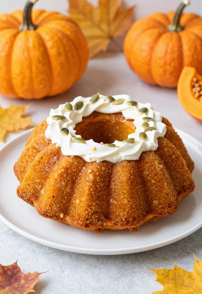 17 Moist Pumpkin Bundt Cake Recipes for Autumn Baking - 12. Vegan Pumpkin Bundt Cake 1