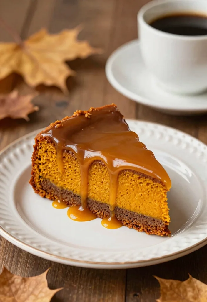 17 Moist Pumpkin Coffee Cake Recipes Perfect for Fall - 12. Caramel Pumpkin Coffee Cake 1