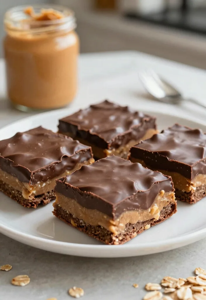 17 No-Egg Baking Recipes That Taste Amazing - 9. No-Bake Chocolate Peanut Butter Bars 1