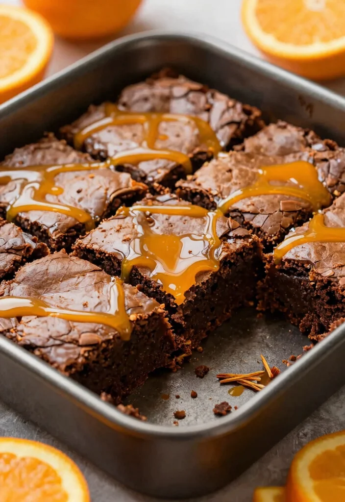 17 Orange Baking Recipes with Fresh Citrus Flavor - 15. Orange Fudge Brownies 1