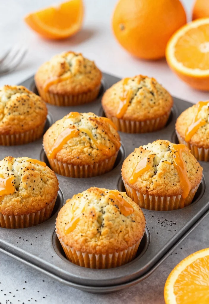 17 Orange Baking Recipes with Fresh Citrus Flavor - 16. Orange Poppy Seed Muffins 1