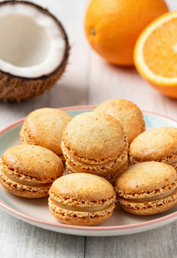 17 Orange Baking Recipes with Fresh Citrus Flavor - 7. Orange Coconut Macaroons 1