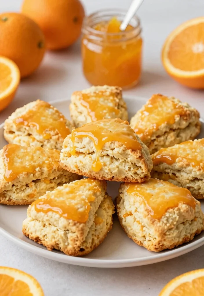 17 Orange Baking Recipes with Fresh Citrus Flavor - 8. Sweet Orange Scones 1