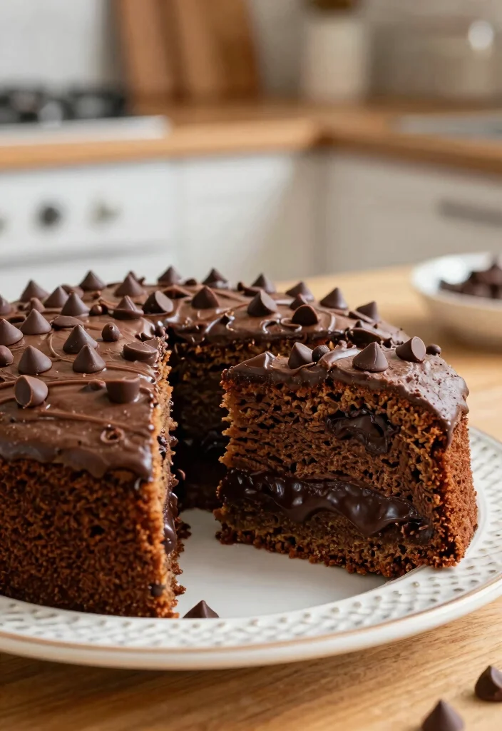 17 Soft and Tender Cake Recipes Made With Cake Flour - 12. Chocolate Chip Cake 1