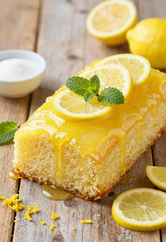 17 Soft and Tender Cake Recipes Made With Cake Flour - 3. Lemon Drizzle Cake 1