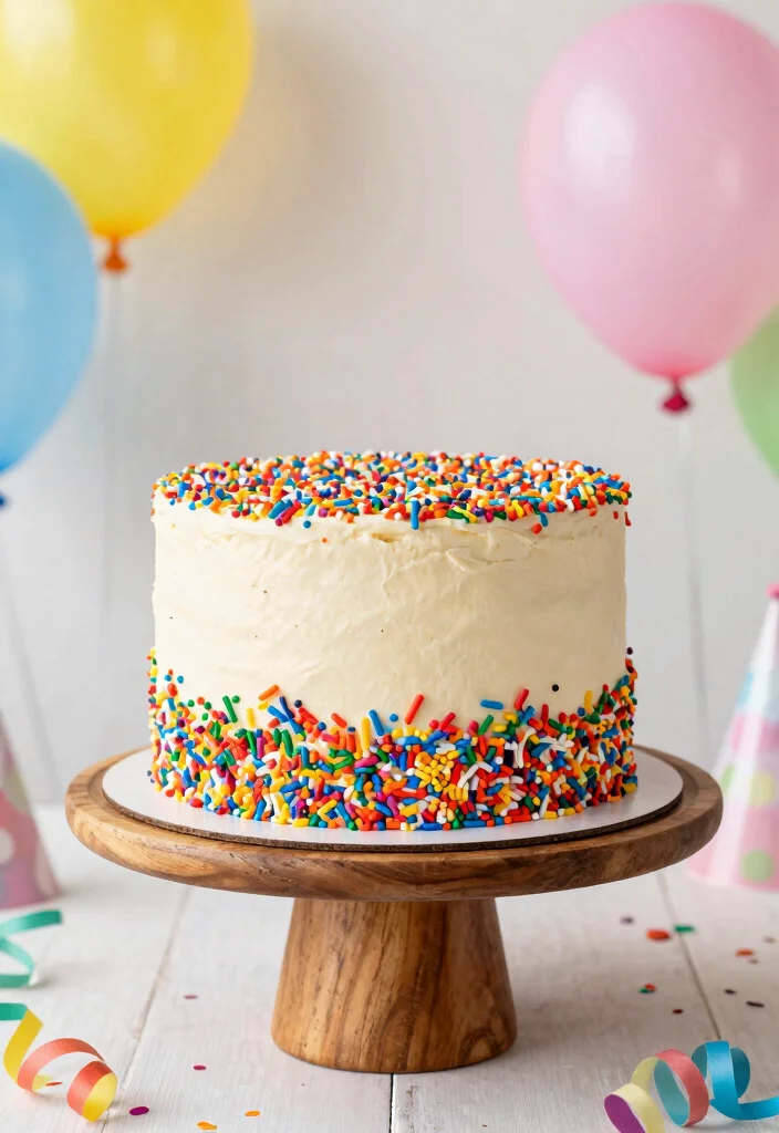 17 Soft and Tender Cake Recipes Made With Cake Flour - 6. Funfetti Cake 1