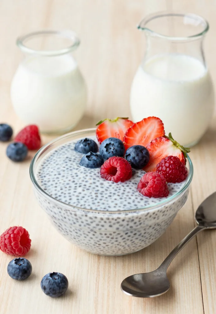 17 Spring Baking Recipes with Fresh and Light Flavors - 6. Chia Seed Pudding with Fresh Berries 1