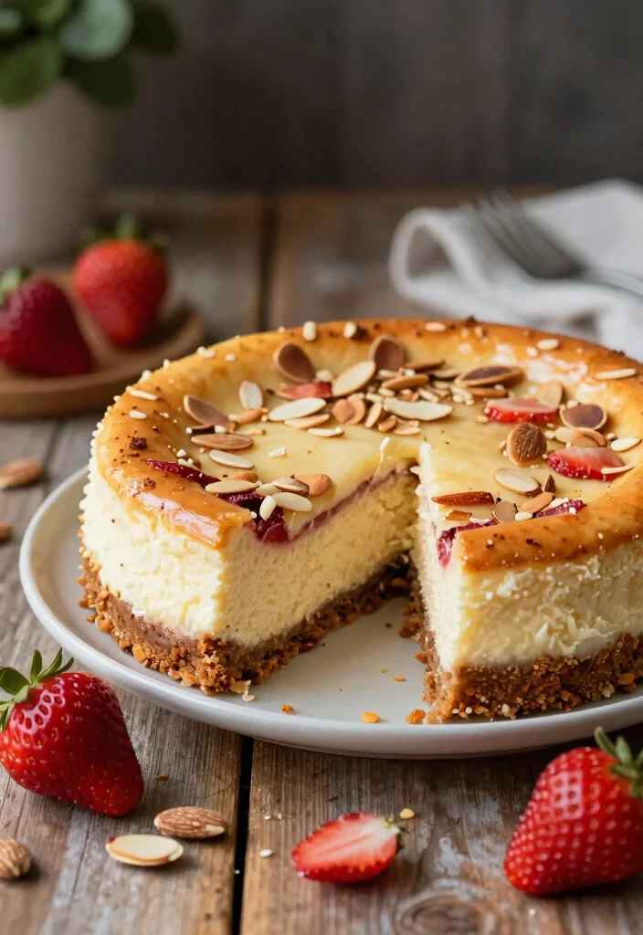 17 Strawberry Cheesecake Dump Cake Recipes: Rich and Creamy - 8. Strawberry Almond Cheesecake Dump Cake 1