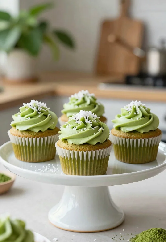17 Unique Baking Recipes to Try When You're Bored of the Usual - 1. Matcha Coconut Cupcakes 1