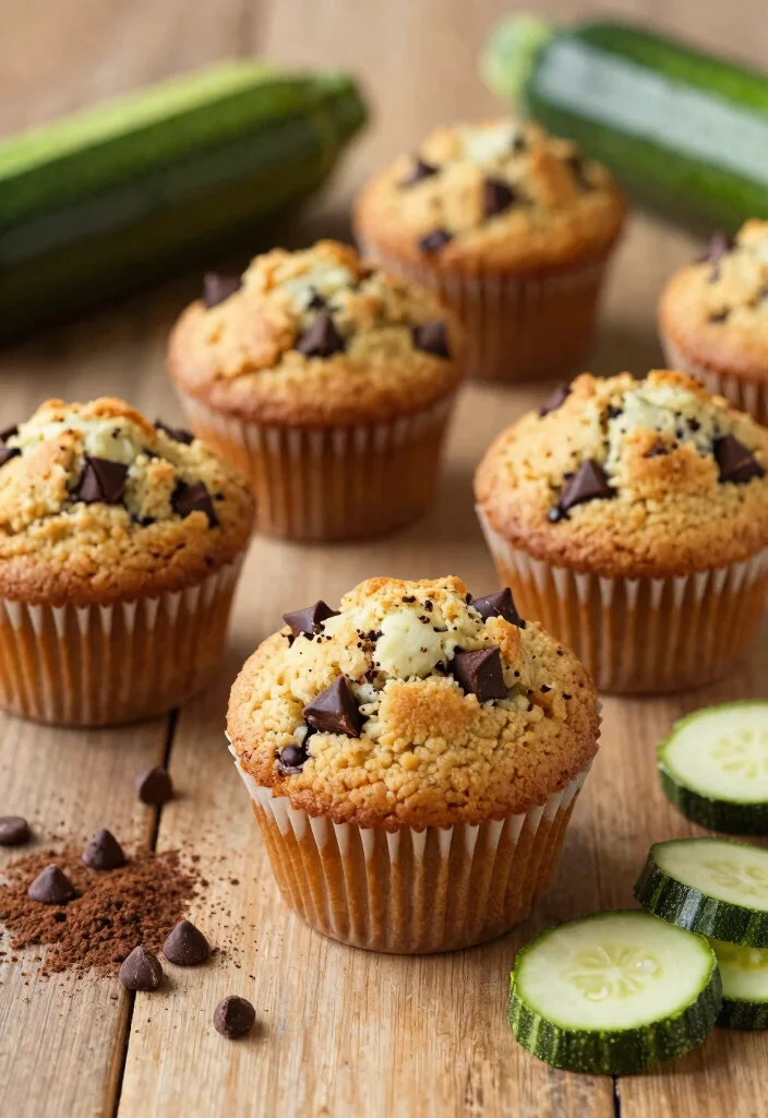 17 Unique Baking Recipes to Try When You're Bored of the Usual - 11. Zucchini Chocolate Chip Muffins 1