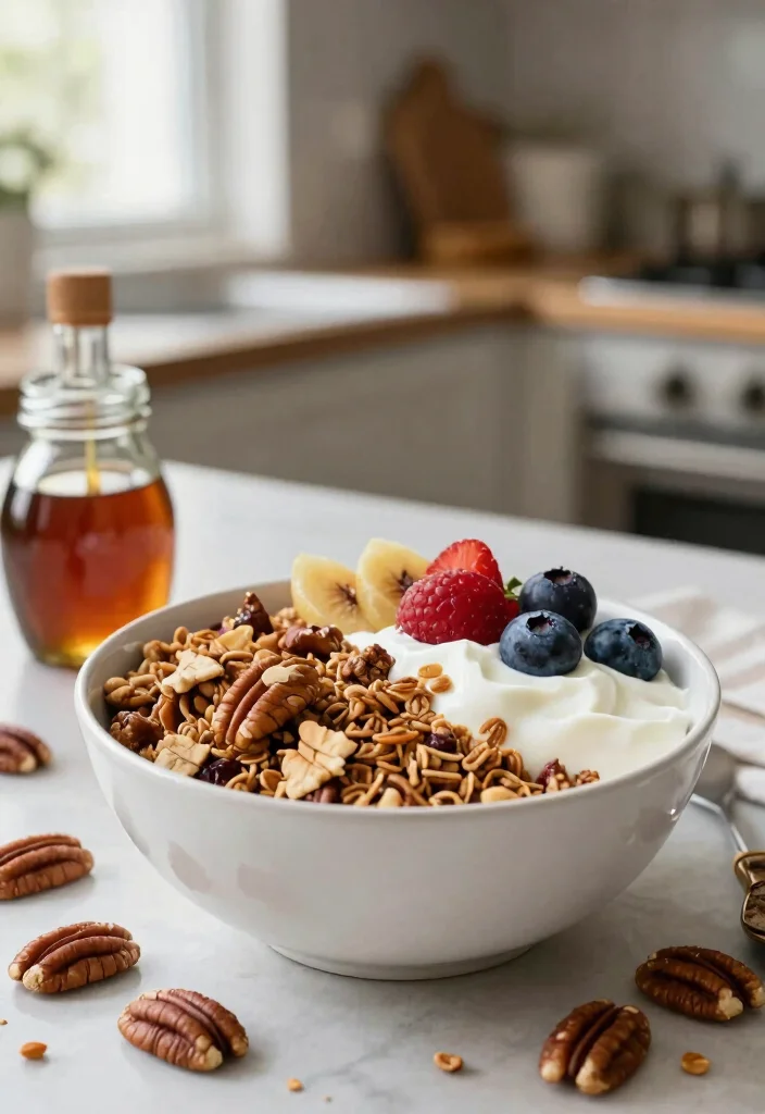 17 Unique Baking Recipes to Try When You're Bored of the Usual - 15. Maple Pecan Granola 1