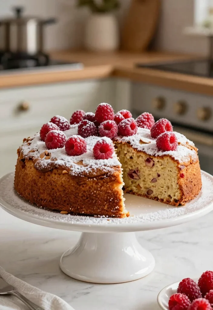 17 Unique Baking Recipes to Try When You're Bored of the Usual - 17. Raspberry Almond Flour Cake 1