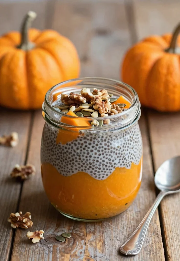 17 Whole Pumpkin Baking Recipes for Cozy Seasonal Desserts - 10. Pumpkin Spice Chia Pudding 1