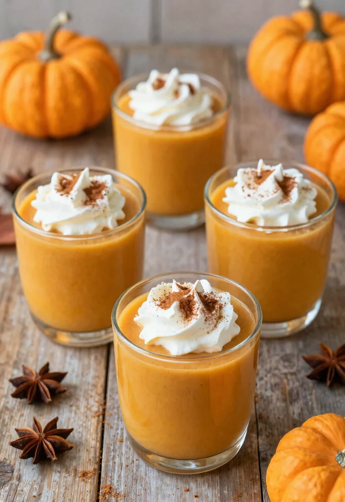 17 Whole Pumpkin Baking Recipes for Cozy Seasonal Desserts - 14. Pumpkin Spice Pudding Cups 1