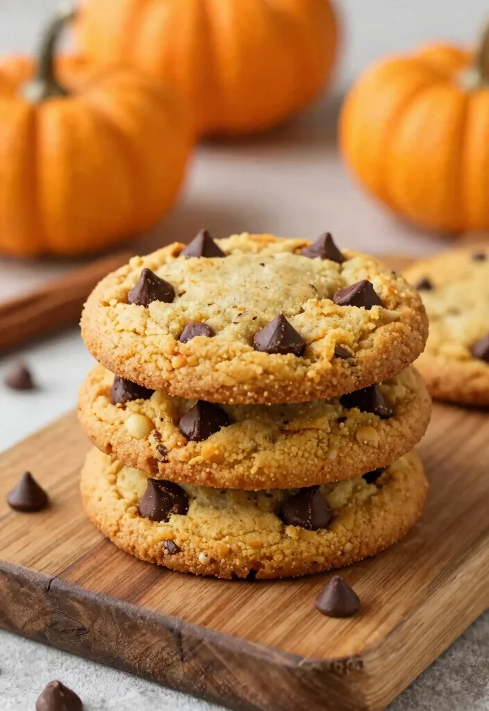 17 Whole Pumpkin Baking Recipes for Cozy Seasonal Desserts - 16. Pumpkin Chocolate Chip Cookies 1