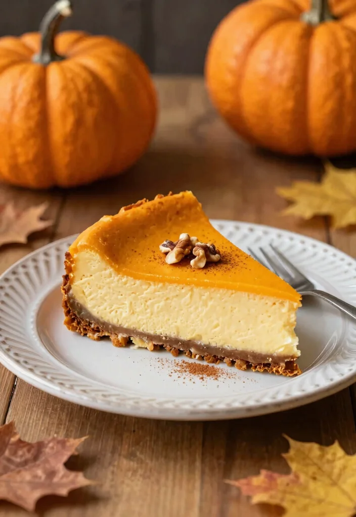 17 Whole Pumpkin Baking Recipes for Cozy Seasonal Desserts - 8. Whole Pumpkin Cheesecake 1