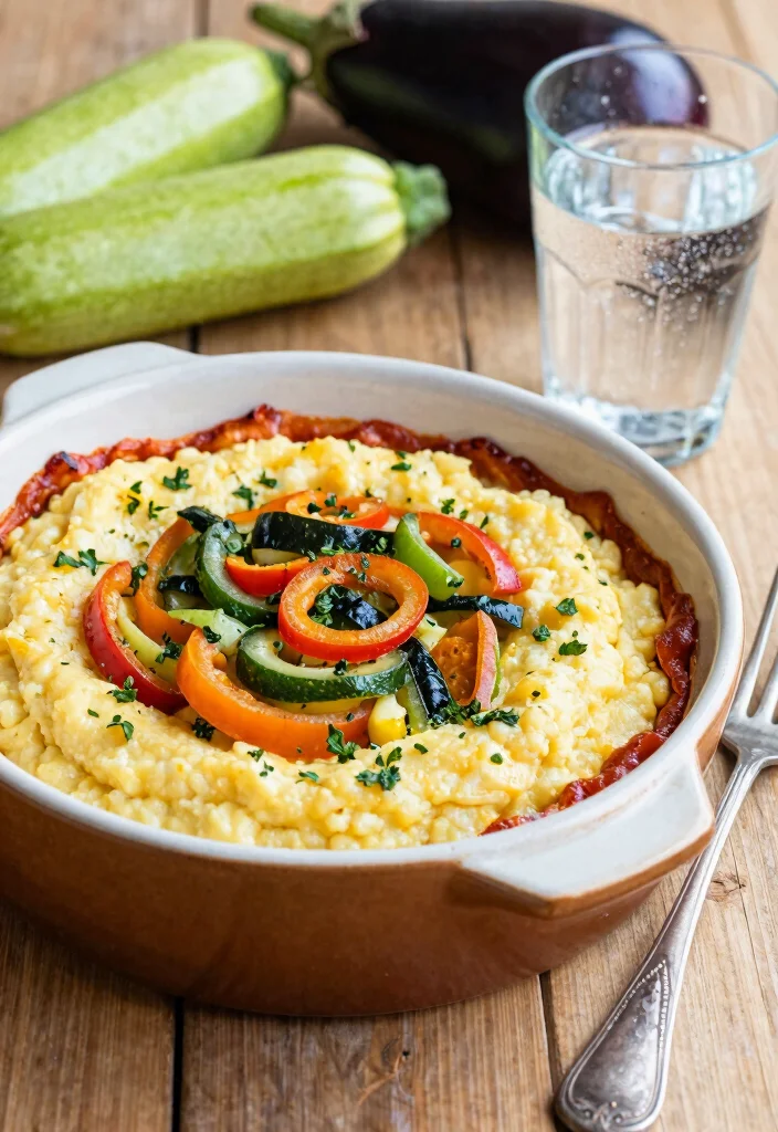 18 Baking Dish Recipes Perfect for Oven-to-Table Meals - 4. Baked Ratatouille with Polenta 1