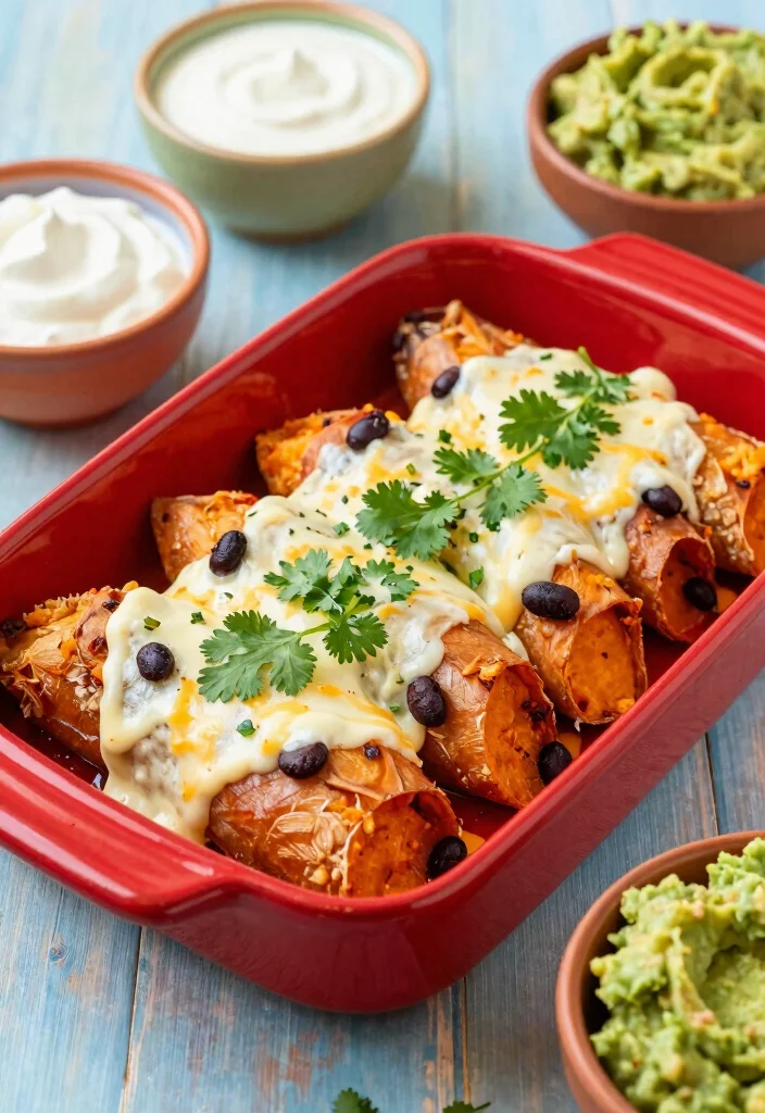 18 Baking Dish Recipes Perfect for Oven-to-Table Meals - 5. Sweet Potato and Black Bean Enchiladas 1