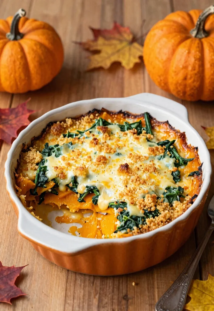 18 Baking Dish Recipes Perfect for Oven-to-Table Meals - 8. Butternut Squash and Spinach Gratin 1