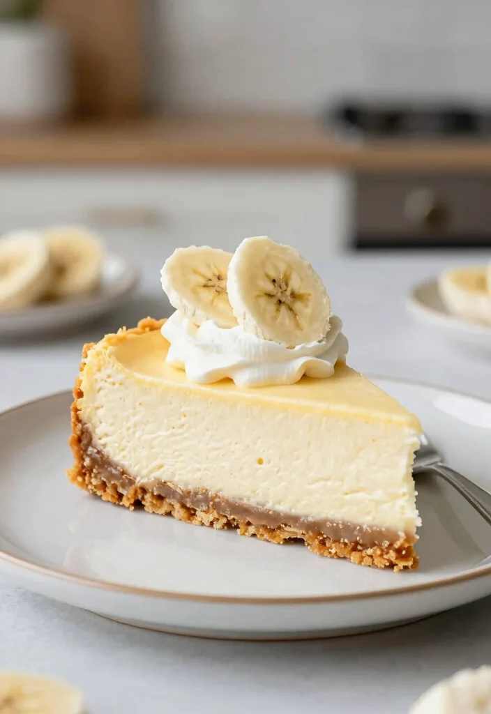 18 Baking Recipes with Bananas for Natural Sweetness - 11. No-Bake Banana Cheesecake 1