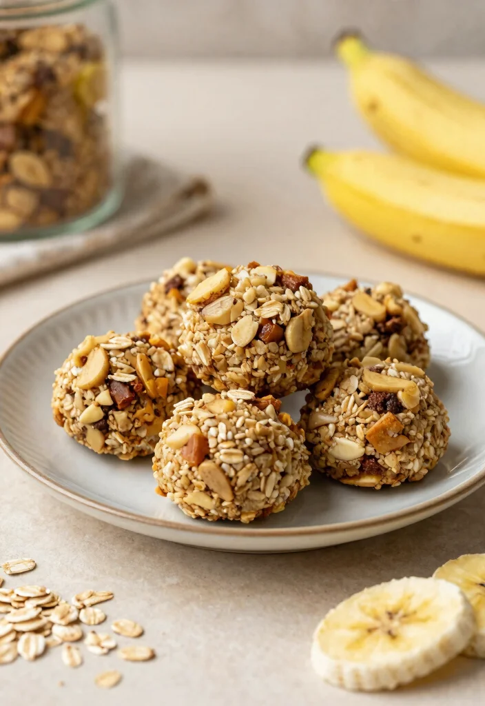 18 Baking Recipes with Bananas for Natural Sweetness - 12. Banana Energy Bites 1
