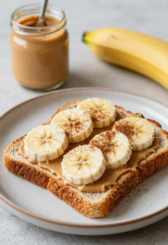 18 Baking Recipes with Bananas for Natural Sweetness - 15. Banana Almond Butter Toast 1