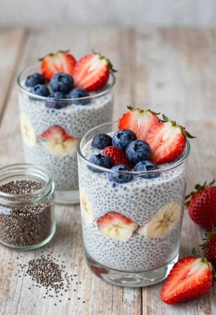 18 Baking Recipes with Bananas for Natural Sweetness - 18. Banana Chia Seed Pudding 1