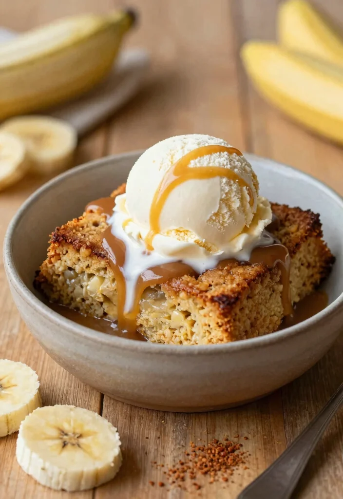 18 Baking Recipes with Bananas for Natural Sweetness - 7. Banana Bread Pudding 1