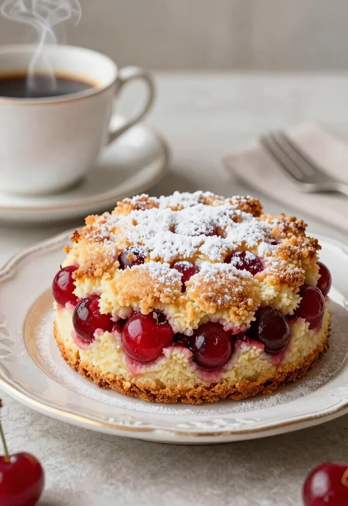 18 Best Cherry Dump Cake Recipes for Easy Desserts - 10. Cherry Coffee Cake Dump Cake 1