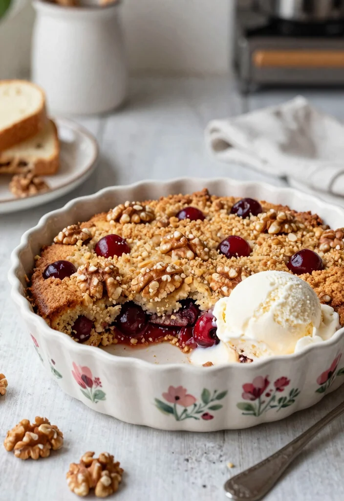 18 Best Cherry Dump Cake Recipes for Easy Desserts - 13. Cherry Walnut Dump Cake 1
