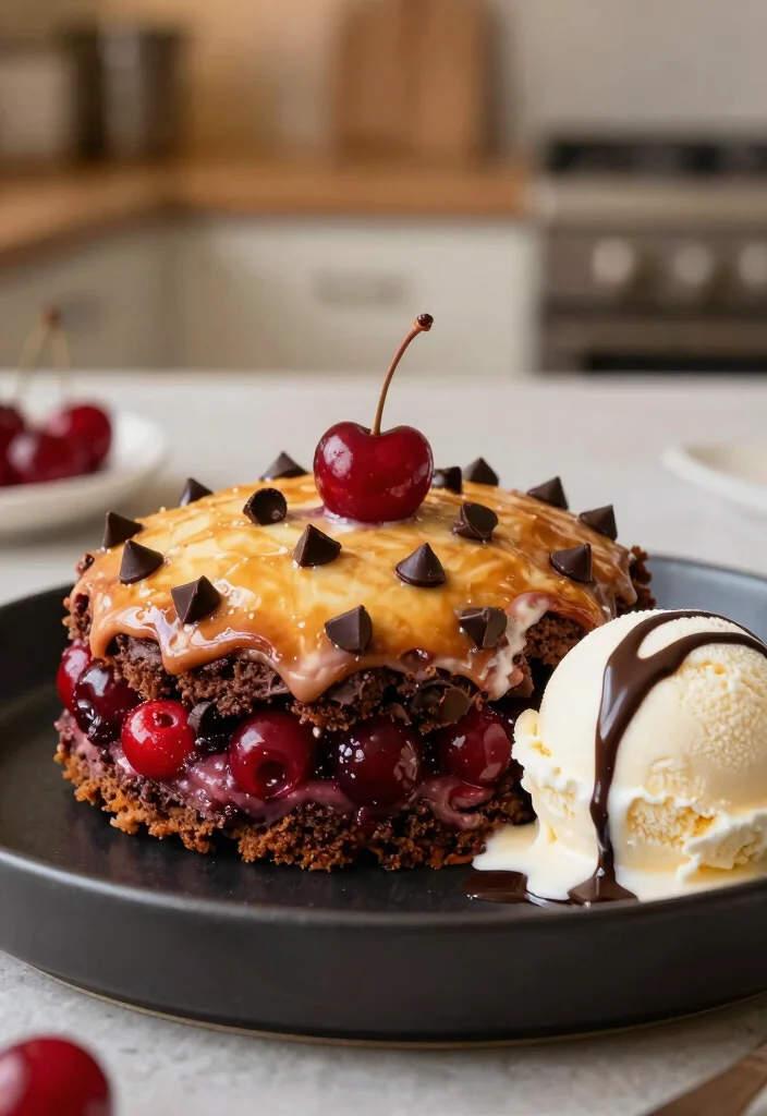 18 Best Cherry Dump Cake Recipes for Easy Desserts - 15. Cherry Chocolate Chip Dump Cake 1