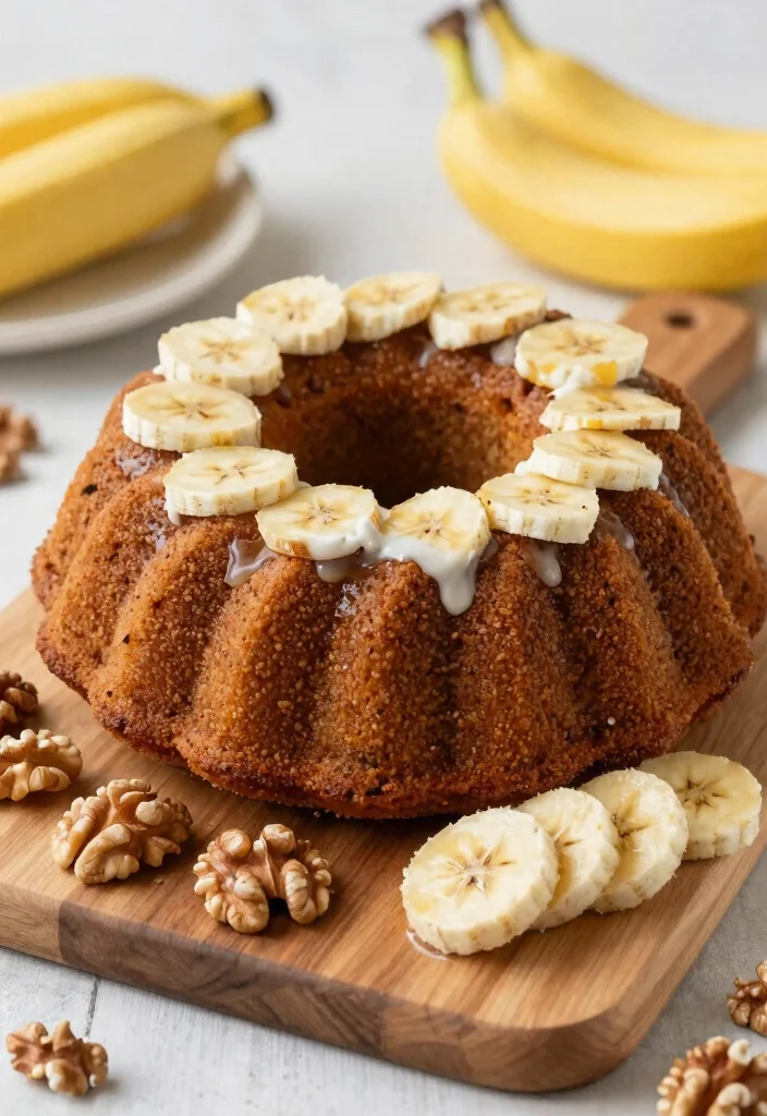 18 Best Fall Bundt Cake Recipes With Warm Spices - 15. Banana Nut Bundt Cake 1