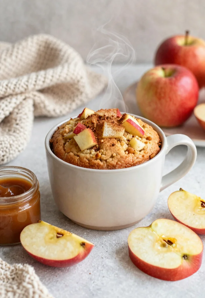 18 Best Mug Cake Recipes You Can Make in Minutes - 5. Apple Cinnamon Mug Cake 1