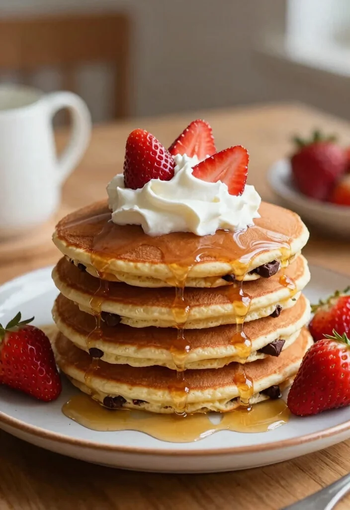 18 Chocolate Cake Mix Recipes for Rich and Decadent Desserts - 8. Chocolate Chip Pancakes 1