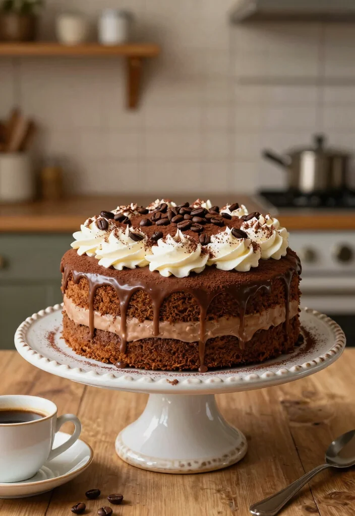 18 Chocolate Poke Cake Recipes Rich and Ultra Moist - 2. Mocha Coffee Poke Cake 1