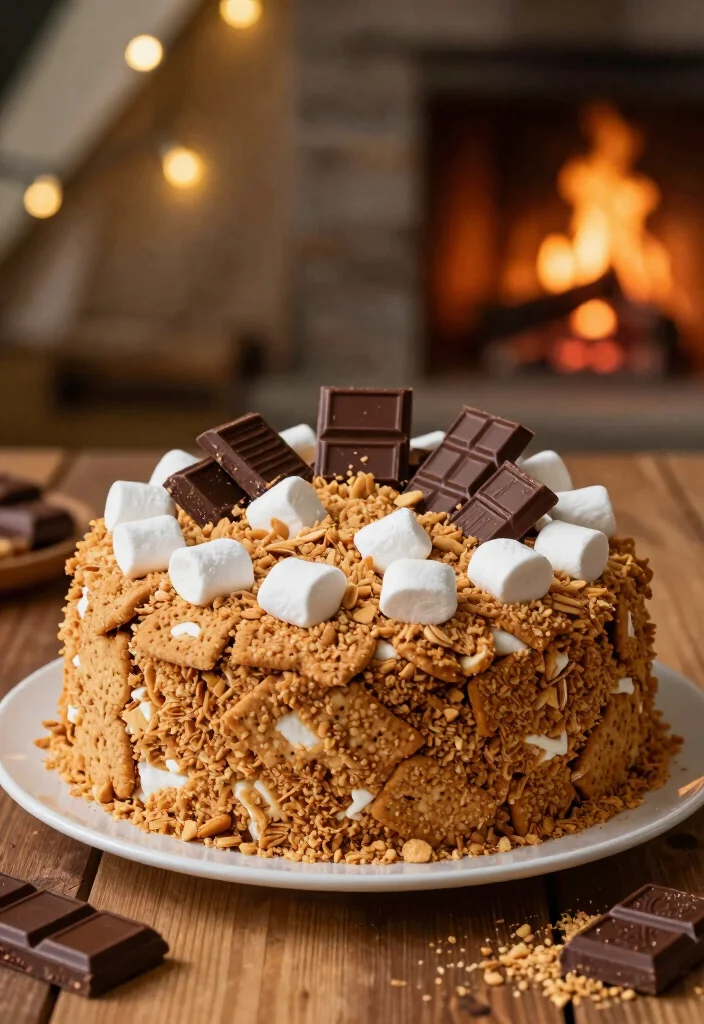 18 Chocolate Poke Cake Recipes Rich and Ultra Moist - 8. S’mores Poke Cake 1