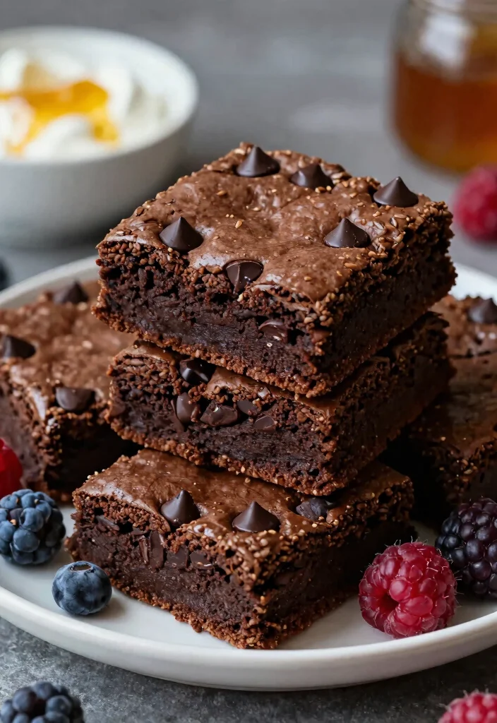 18 Clean Eating Healthy Baking Recipes You’ll Feel Good About - 3. Quinoa Chocolate Chip Brownies 1
