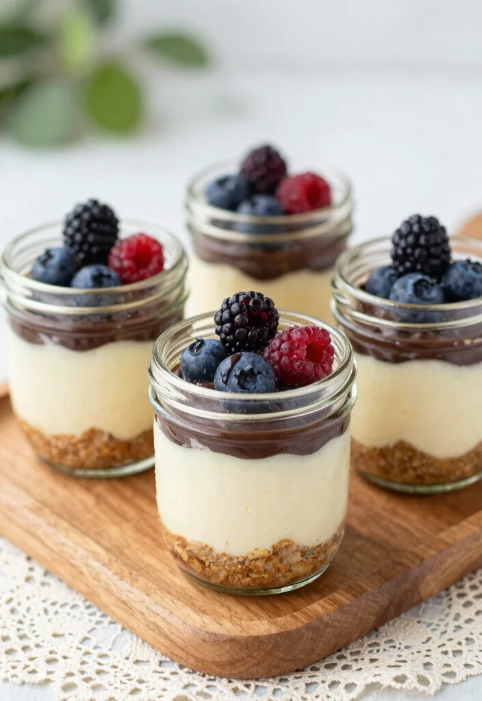 18 Creative Baking in Mason Jars Recipes to Try at Home - 3. Mini Cheesecakes in Jars 1