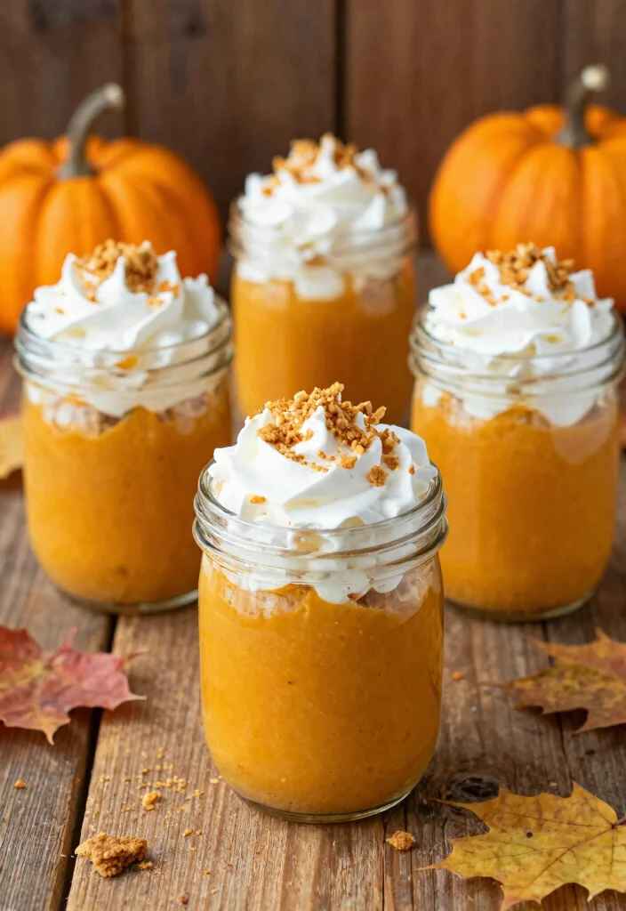 18 Creative Baking in Mason Jars Recipes to Try at Home - 4. Pumpkin Spice Pudding Cups 1